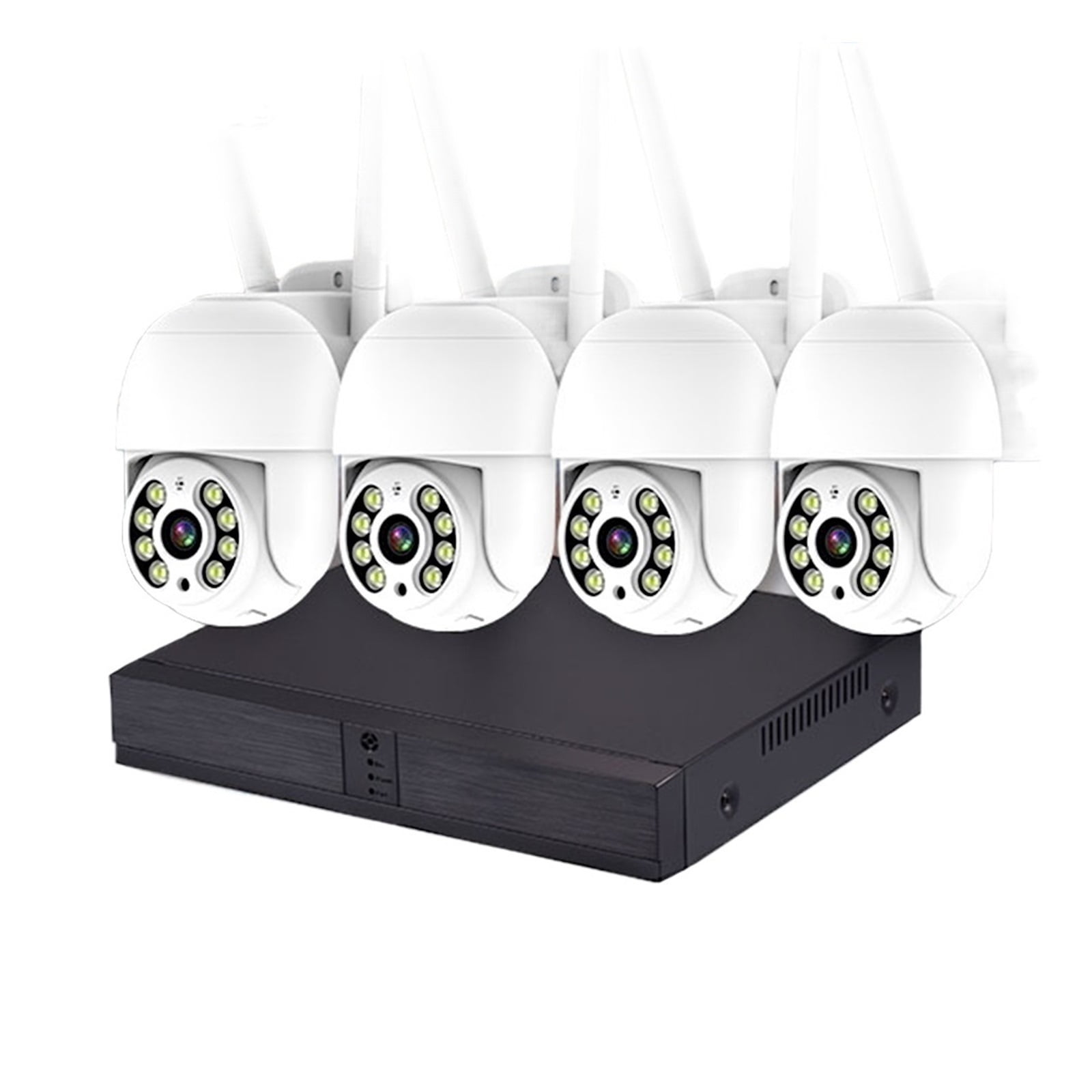 2K 4MP Camera Security System Kit 8CH NVR Recorder Full Color Night ...