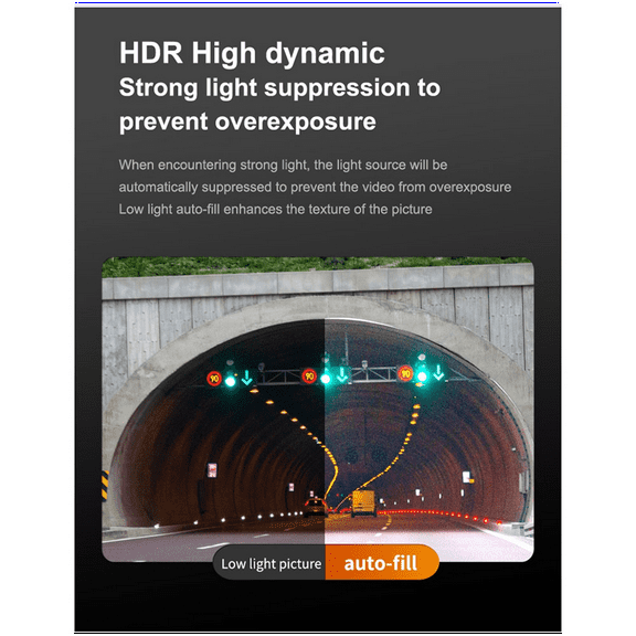 2K Dash Cam Front and Rear Dual Camera Car DVR Night Vision Dash Camera Recorder 24H Parking Monitor Built-in Wifi(A)