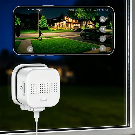 2K HD Wireless Home Security Cameras with Night Vision, 2-Way Audio, Cloud Storage & Local TF Card Recording, Indoor Outdoor Monitoring Camera for Home, Baby Room & Pet