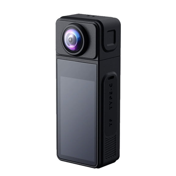 2K Magnetic Thumb Sports Camera, 1.47 Inch Screen WiFi Helmet Recorder Outdoor Riding Pocket Pet Camera with 32G Memory