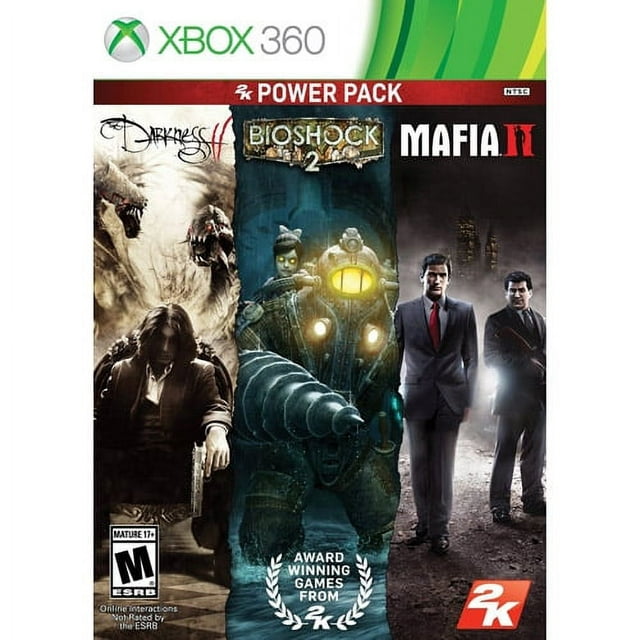 2K Power Pack Collection (Mafia II, Bioshock 2, Darkness) Xbox 360