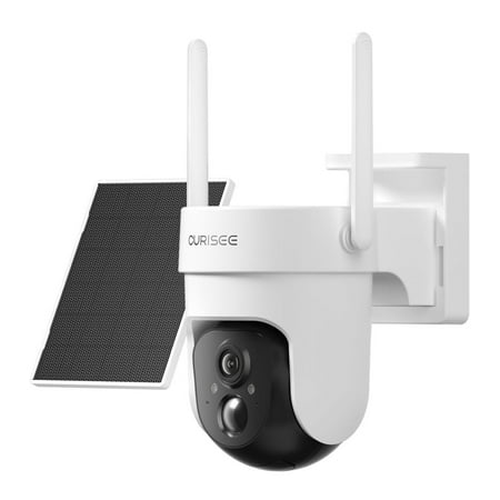 2K Security Cameras Wireless Outdoor Solar Powered Camera for Home 360° Viewing