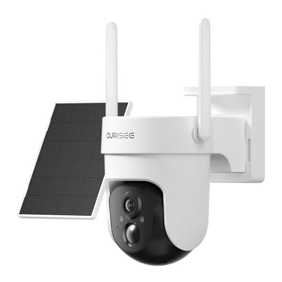 2K Security Cameras Wireless Outdoor Solar Powered Camera for Home 360 Viewing