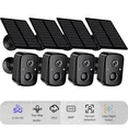 thumbnail image 1 of 2K Security Cameras Wireless Outdoor with 2.4Ghz 5Ghz WiFi, Solar Panels, Battery Powered, AI Motion Detection Spotlight Siren Alarm,, Night Vision, 2-Way Talk, IP66 Waterproof, 1 of 9