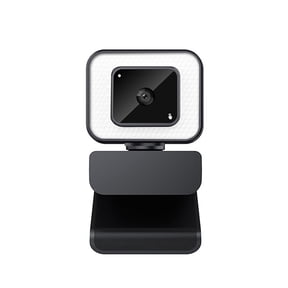 2K USB Web Camera for PC Computer Beauty Auto for Drive Web Cam for w/ 3 Gear Fill Light for Streaming Video