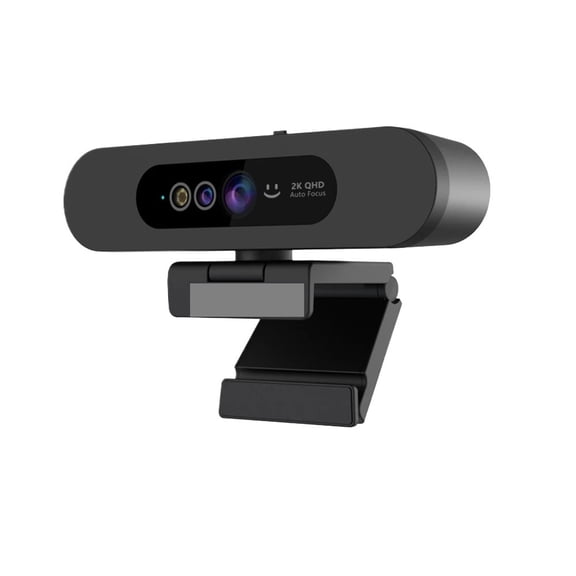 2K Webcam 1080P Windows Hello, Recognition Login, PC Camera for Video Conferencing/ Online Class/ Live Streaming