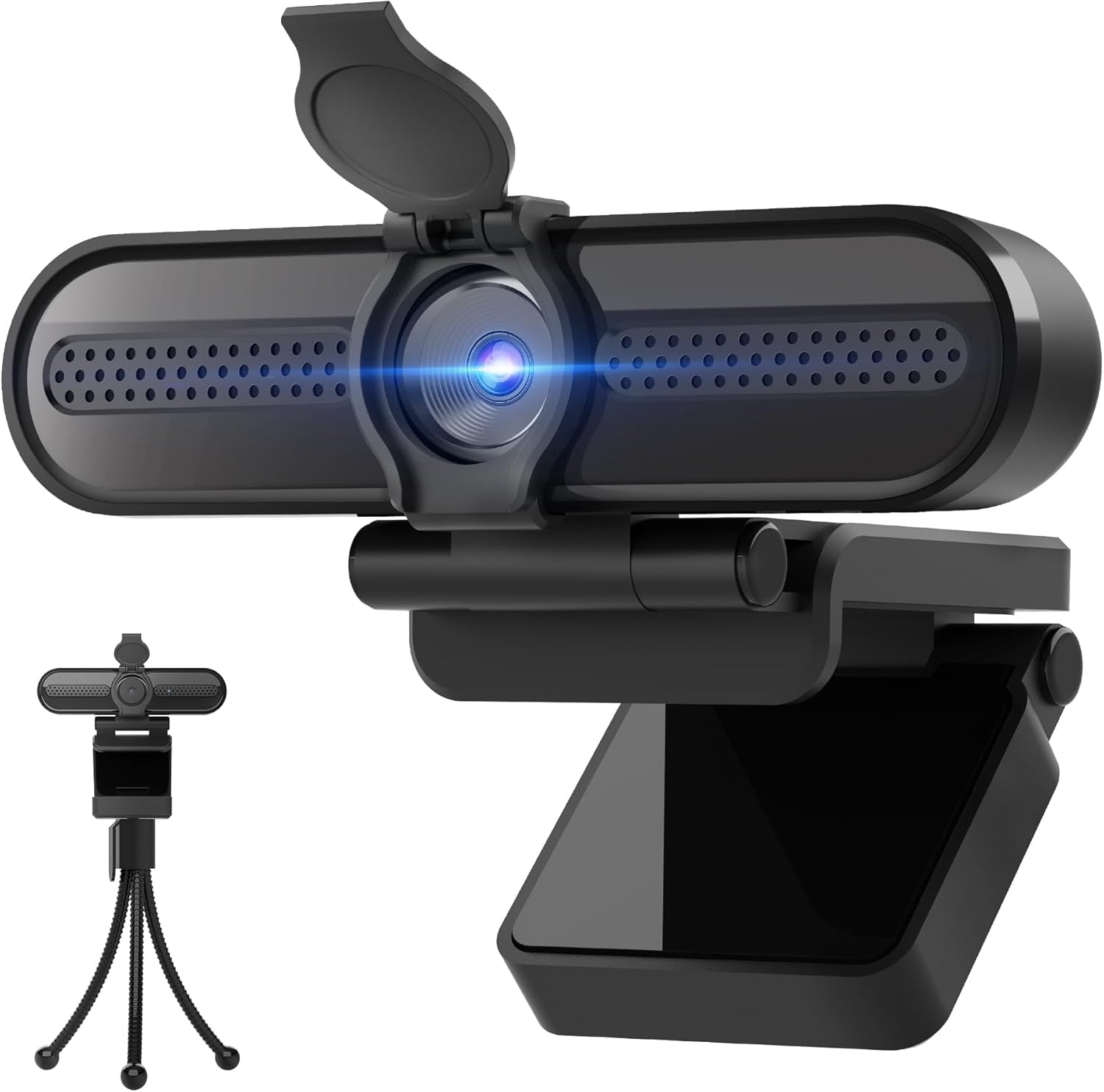 2K Webcam with Microphone, 78°FOV FHD PC Camera with 2K/30fps, 1080P/60fps, Privacy Cover, Plug & Play USB Web Cam, Autofocus, External Webcam for PC, Computer Web Camera for Laptop, Mac, Zoom