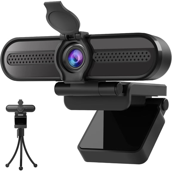 2K Webcam with Microphone, 78FOV FHD PC Camera with 2K/30fps, Privacy Cover, Plug & Play USB Web Cam, Autofocus, 1080P/60fps External Webcam for PC, Computer Web Camera for Laptop, Mac, Zoom