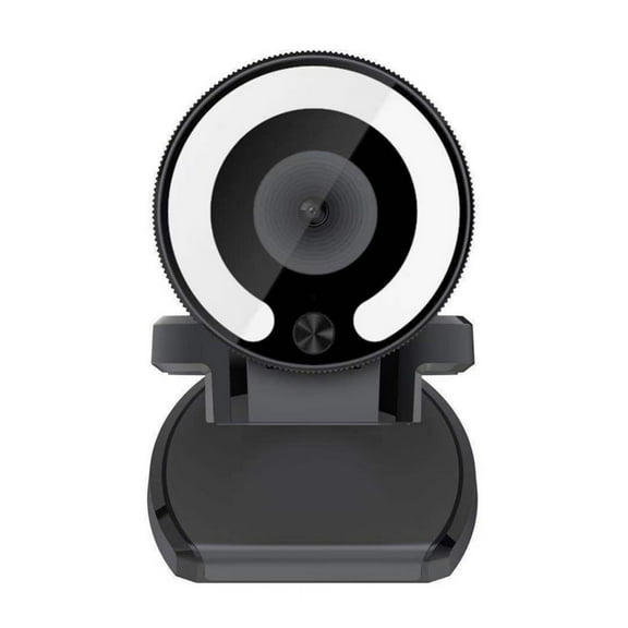 2K Webcam Streaming Camera For Live Broadcasting Usb Camera with Microphone for Computer - Fill Light HD 1080P