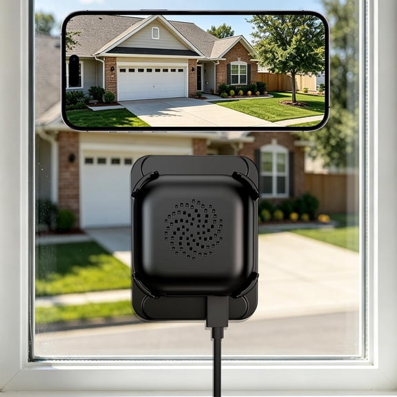 2K Window Camera for Home Security, 2.4GHz&5GHz WiFi Indoor Camera with Full Color Night Vision, AI Human Detection, 24/7 Recording, Easy Installation, RTSP/ONVIF Supported