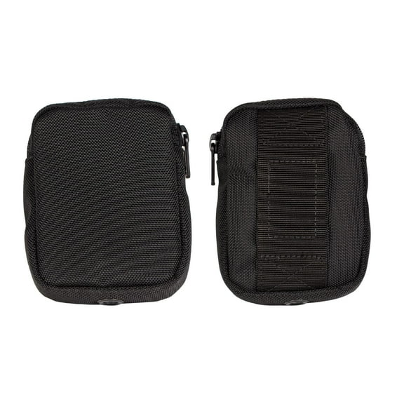 2KG Waterproof Diving Weights Pocket Empty Heavy Duty 4lbs Tech Dive Scuba Diving Weight Belt Pocket with Elastic Strap Black