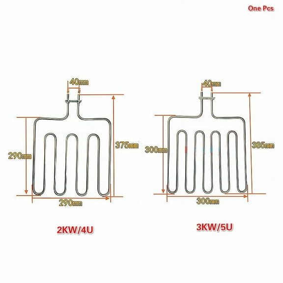 2KW 4U / 3KW 5U Electric Sauna Stove Heating Element Sauna Stove Hot Tube 304 Stainless Steel Tubular Air Heater 220V/380V