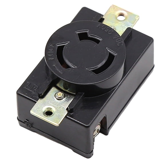 2Kw Generator Plug Socket Anti-Loose Plug Socket 168F/170F For Three-Pole Plug