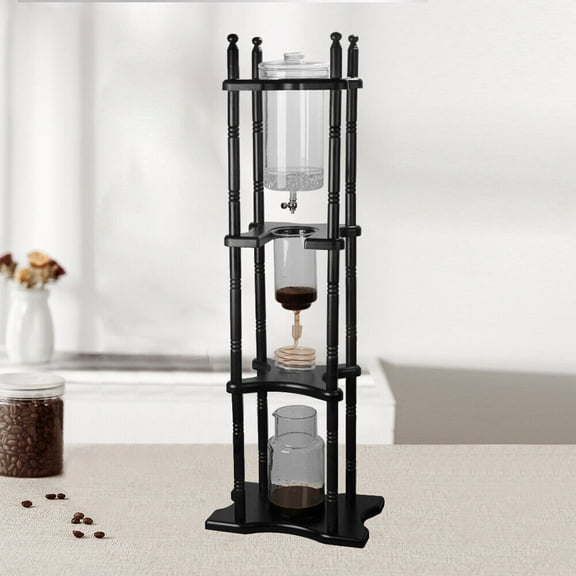 2L Cold Brew Coffee Maker Glass Dutch Coffee Dripper Ice Drip Coffee Tower for Cafes, Bars, Parties