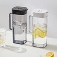 thumbnail image 1 of 2L Cold Water Pitcher with Lid, Leakproof Flip Top, Heat Resistant Plastic Juice Dispenser for Iced Tea, Lemonade, Refrigerator and Household Use, 1 of 7