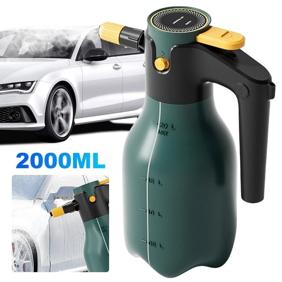 2L Electric Car Wash Spray Bottle Large Capacity For Car Window Cleaning Home