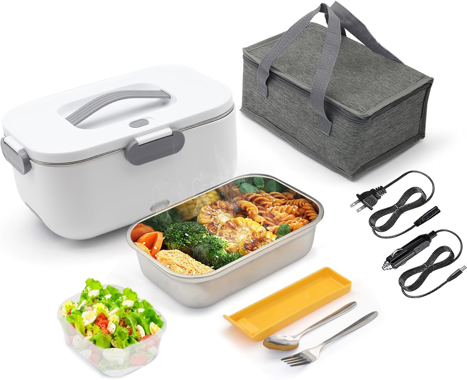 2L Electric Lunch Box,80W Portable Food Warmer Lunch Box Fast Heated