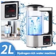 thumbnail image 1 of 2L Large Capacity Hydrogen Water Pitcher Maker Machine, Hydrogen Water Bottle Generator with SPE and PEM Technology, Health Cup Glass Water Bottles with Alkaline Energy, 1 of 10