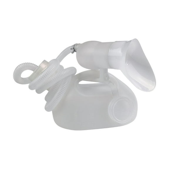 2L Large Capacity Urinal for Bedridden Patients | Unisex Adult Nighttime Urine Collector with Flexible Hose & Odor Control | Leak-Proof Portable Bedside Potty for Home Care & Hospital Use