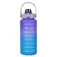 thumbnail image 1 of 2L Motivational Water Bottle with Straw - BPA-Free Plastic Sports Bottle for Gym, Cycling & Outdoor Activities | Leak-Proof Flip Lid | 34oz Fitness Hydration Bottle for Men & Women, 1 of 7