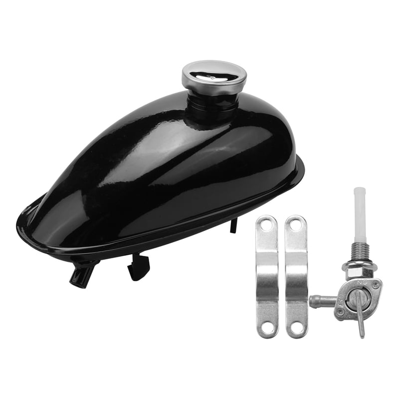 O2 Tank On Motorcycle 2L Motorized Bike Motorcycle Tank Fit for 49Cc 50Cc 60Cc 66Cc 80Cc ...
