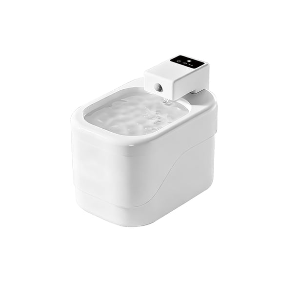 2L Pet Water Fountain, Ultra Quiet 30dB Automatic Circulating Water Dispenser, Dual Flow Modes Detachable Easy Clean Fresh Water Feeder for Cats