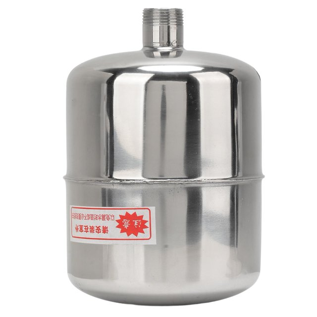 2L Stainless Steel Pressure Tank for Water Pump Leak Free Heavy Duty