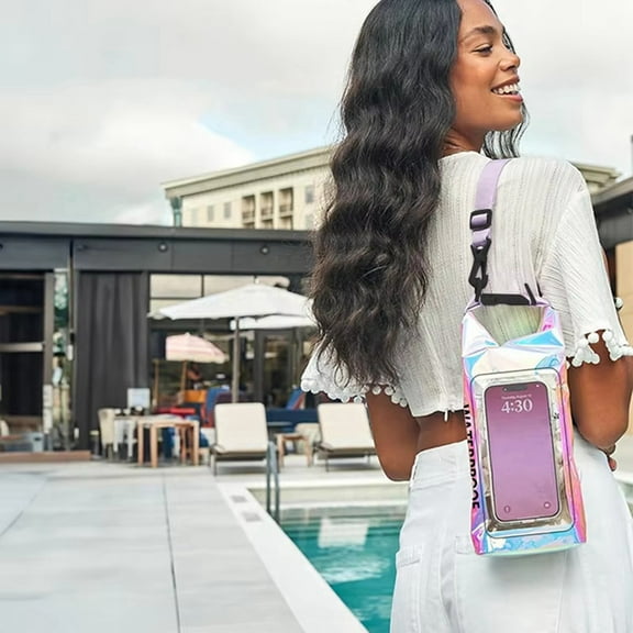 2L Swimming PVC Pack Touch Screen Outdoor Waterproof Shoulder Kayak Bags Trekking Drifting Rafting Surfing Boating Bag