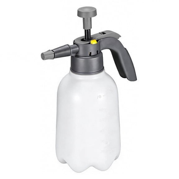 2L Transparents Watering Can Hand Pumps Sprayer for Indoor Outdoor Use With Safety Valves and Detachable