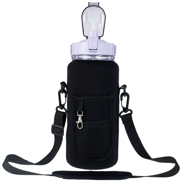 Polyester Black Fashion Folding Waterproof Cover Water Neoprene Bottle  Sleeve Holder