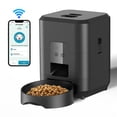 thumbnail image 1 of 2L with video automatic cat feeder, intelligent timed and quantitative feeding, cat, dog and pet feeding bowl controlled by APP, 1 of 7