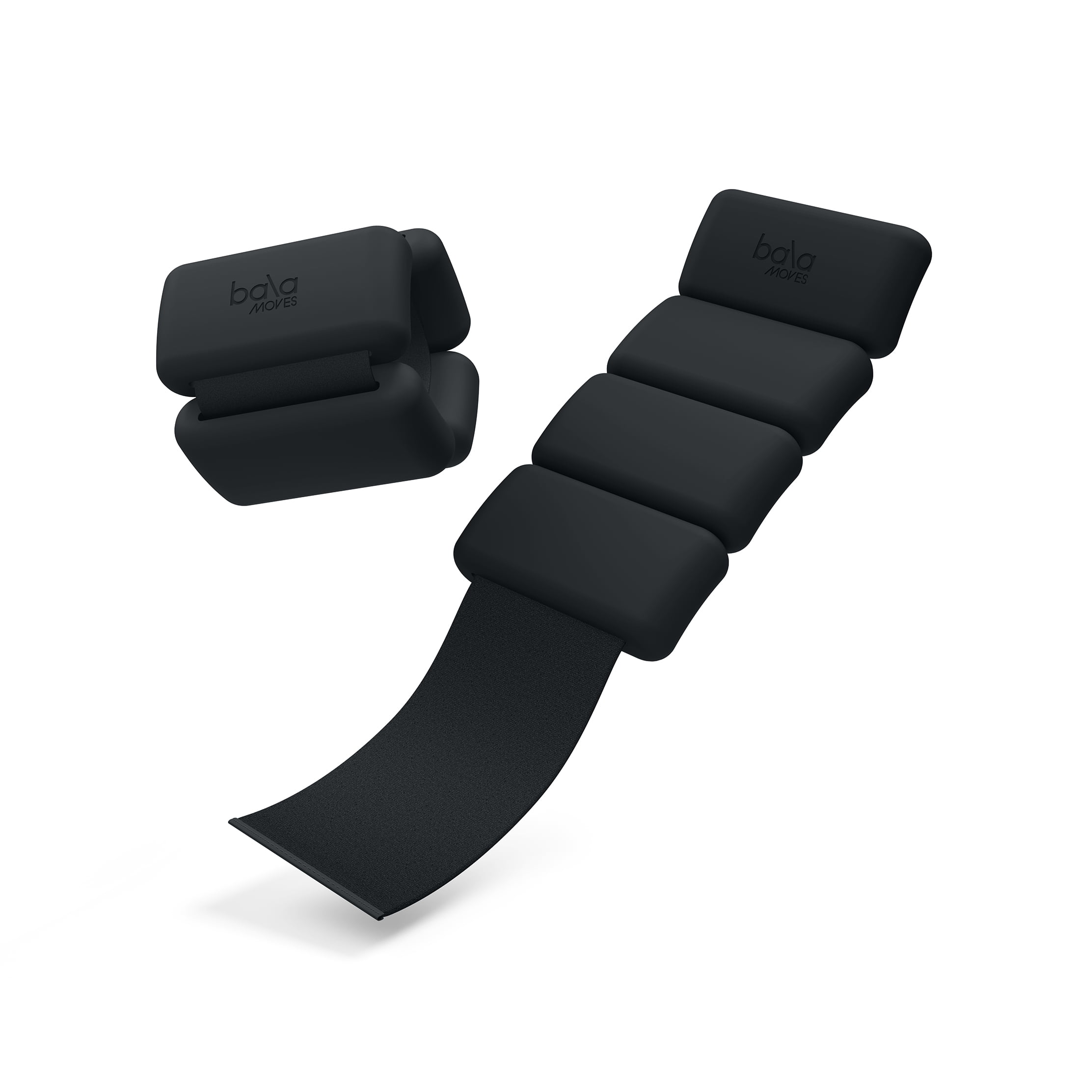 Bala Moves 2lb Wrist and Ankle Weights, Graphite