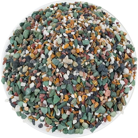 2LBS Bonsai Cactus Soil Potting Mix Succulent Rocks Pebbles for Plants Aquarium Pebbles for Fish Tank