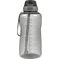 2Litre Water Bottle With Straw & Leakproof Flip Top Lid, 2000Ml Water