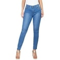 thumbnail image 1 of 2Luver, Women's, 5 Pocket Stretch Skinny Jeans, True Light Denim, 11, 1 of 7