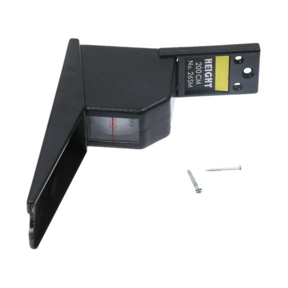 2M/200CM Wall Mounted Height Measurement Tape Height Measuring Ruler, Black