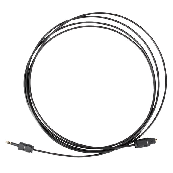 2M 3.5mm SPDIF Digital Optical Audio Cable, Mini Fiber Optic Sound Transmission Line