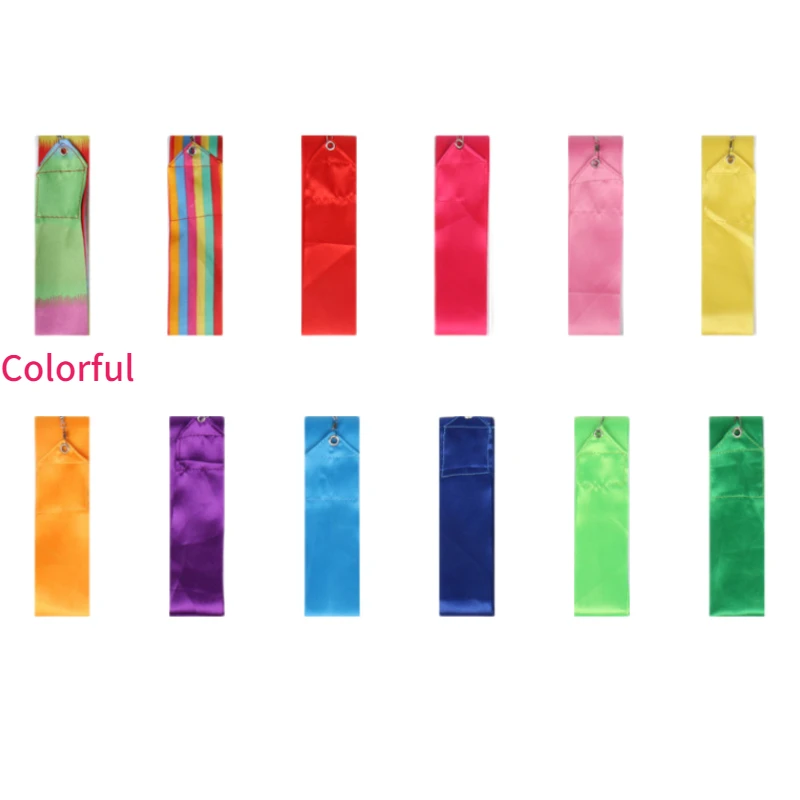 2M 4M 6M Colorful Gym Ribbons Dance Ribbon Rhythmic Art Gymnastics ...