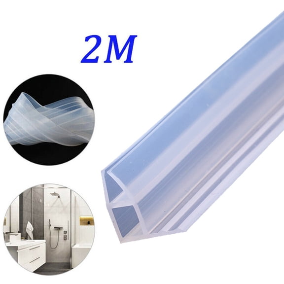 2M 6-12mm Replacement Seal Strip Screen Door Bathroom Shower Water Rubber