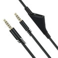 thumbnail image 1 of 2M 6.5 Feet Replacement Headset Cable with Volume Control for Astro A10/ A30/ A40,Headset Cord Lead for PS5/ PS4/ Xbox Series X&S/Xbox One - Black, 1 of 7