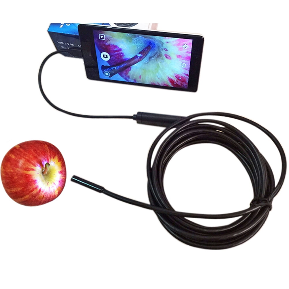 2M 7mm Waterproof IP67 Waterproof Inspection Camera for Phones and PC
