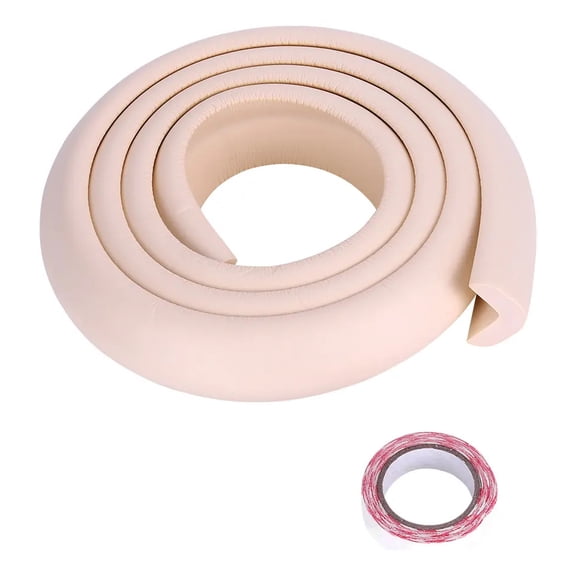 2M Baby Rubber Protective Tape - Non-Toxic Table Edge Safety Guard for Children