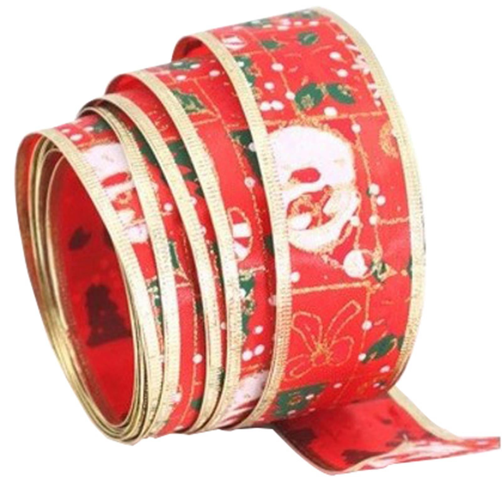 2M Colored Christmas Decoration Ribbon - Santa Colorful Christmas ...