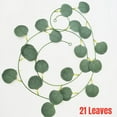 thumbnail image 1 of 2M Eucalyptus Garland Artificial Faux Garland Wall Decor Silver Dollar Eucalyptus Greenery Leaves Vines Plant for Wedding Arch, 1 of 7