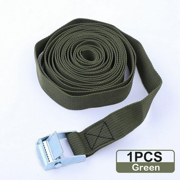 2M Lashing Strap W/ Buckle Nylon Quick Release fr Cargo Tie Down Luggage Bag