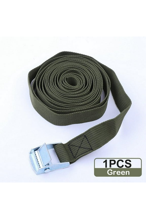 2M Lashing Strap W/ Buckle Nylon Quick Release fr Cargo Tie Down Luggage Bag