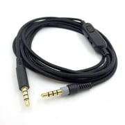 2M Length Headphone Black Metal Cable Audio Cord Line Gaming Headsets for HyperX Cloud Mix Cloud Alpha Accessory Part