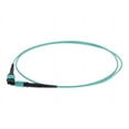 thumbnail image 1 of 2M MPO F/F OM3 AQUA FIBER UPC DUPLEX LSZH PATCH CABLE, 1 of 8