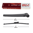thumbnail image 1 of 2M PLASTIC 1510033 Conventional Rear Wiper Blade and Arm Set - 11", 1 of 4