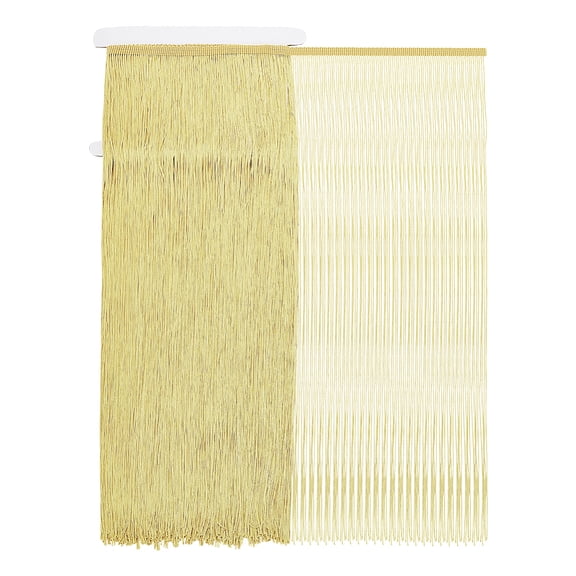 2M Polyester Tassel Ribbon Fringe Ribbon Clothing Ornament Light Khaki 19-3/4 inch(500mm)